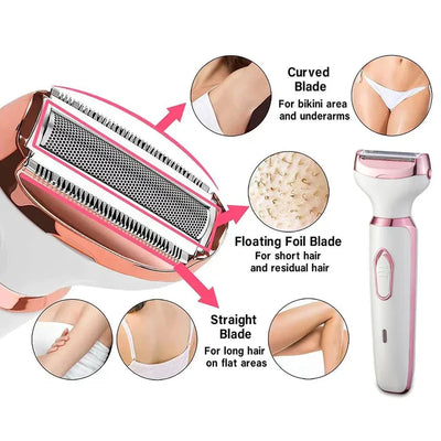 4-In-1 Electric Shaver Hair Remover Grooming Kit