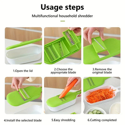 4-in-1 Mandoline Slicer Grater Vegetable Cutter