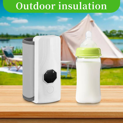 Portable Bottle Warmer with USB Rechargeable Heating