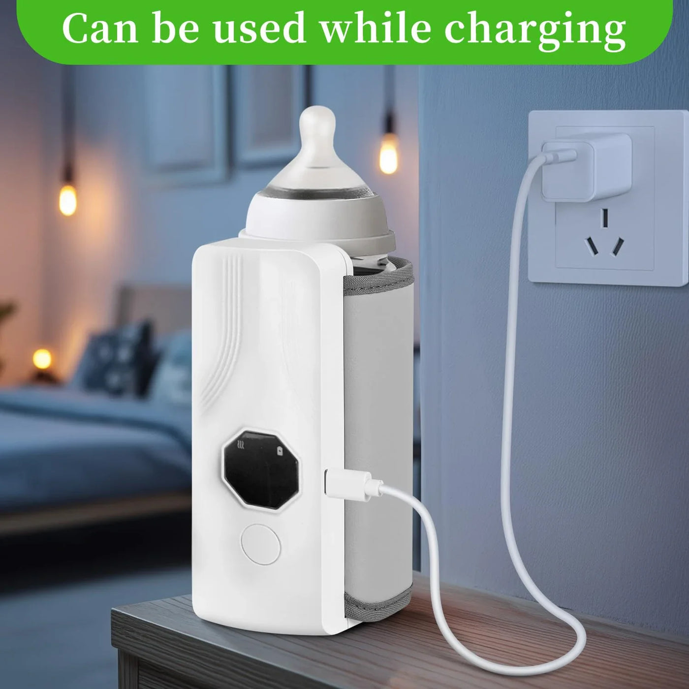 Portable Bottle Warmer with USB Rechargeable Heating