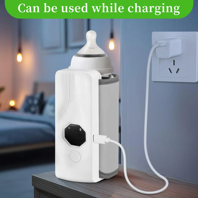 Portable Bottle Warmer with USB Rechargeable Heating