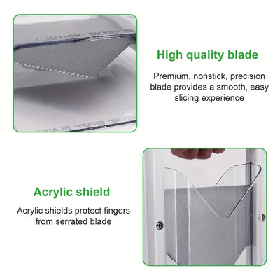 Adjustable Bread Loaf Bagel Slicer Guide