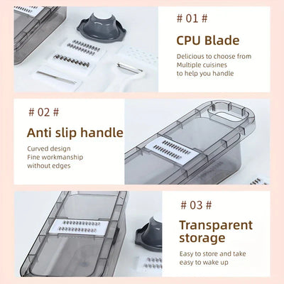 Adjustable Mandoline Slicer Food Chopper