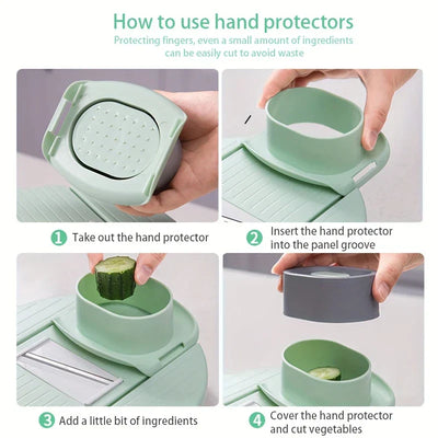 Adjustable Mandoline Slicer Vegetable Chopper Grater