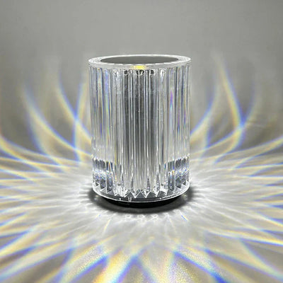 Crystal Table Lamp Usb Rechargeable Touch Control