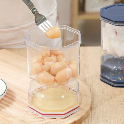Dry Wet Separation Pickle Jar Container Strainer