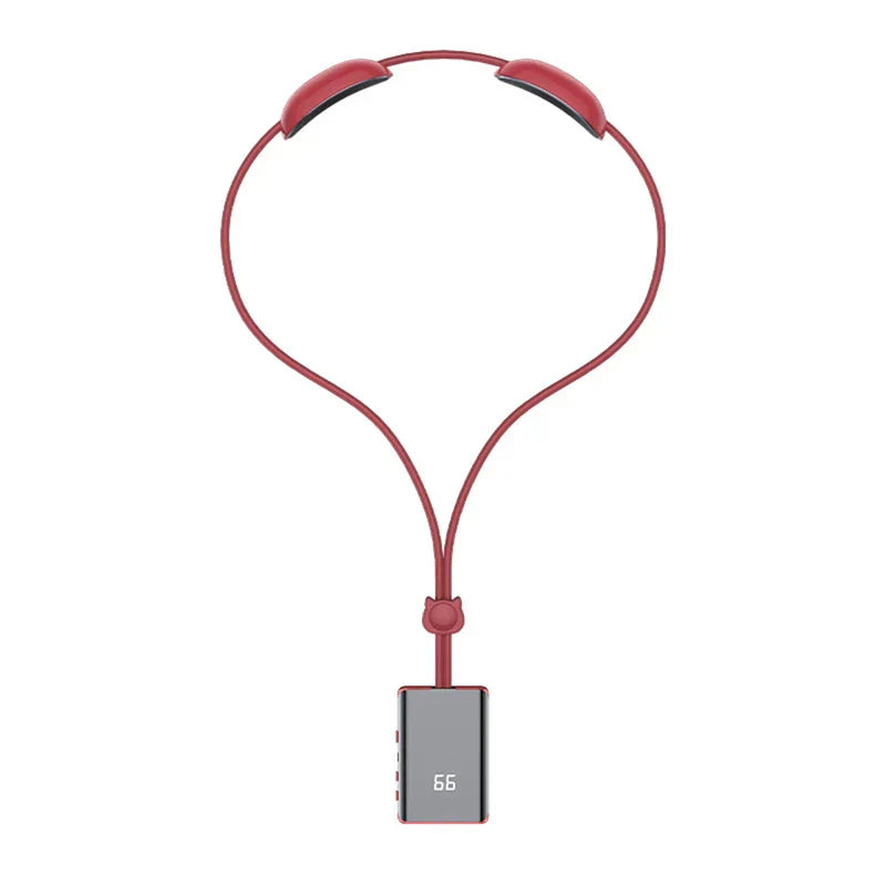 Electric Neck Massager Therapy Device Heat Pulse