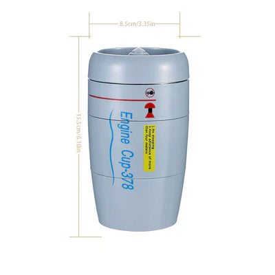 Engine Shape Anti-Tip Suction Tumbler Mug