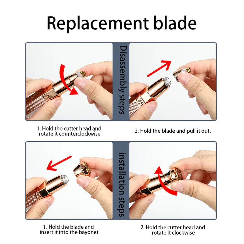 Hair Remover & Eyebrow Trimmer Combo