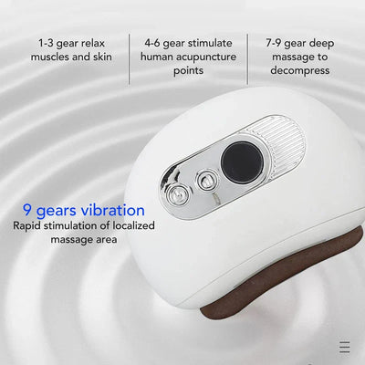 Heated Vibration Scraping Facial Body Therapy Tool