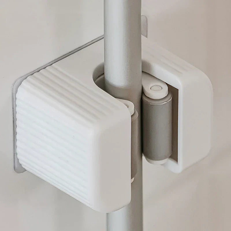 Hexagon Wall Mount Mop Broom Holder