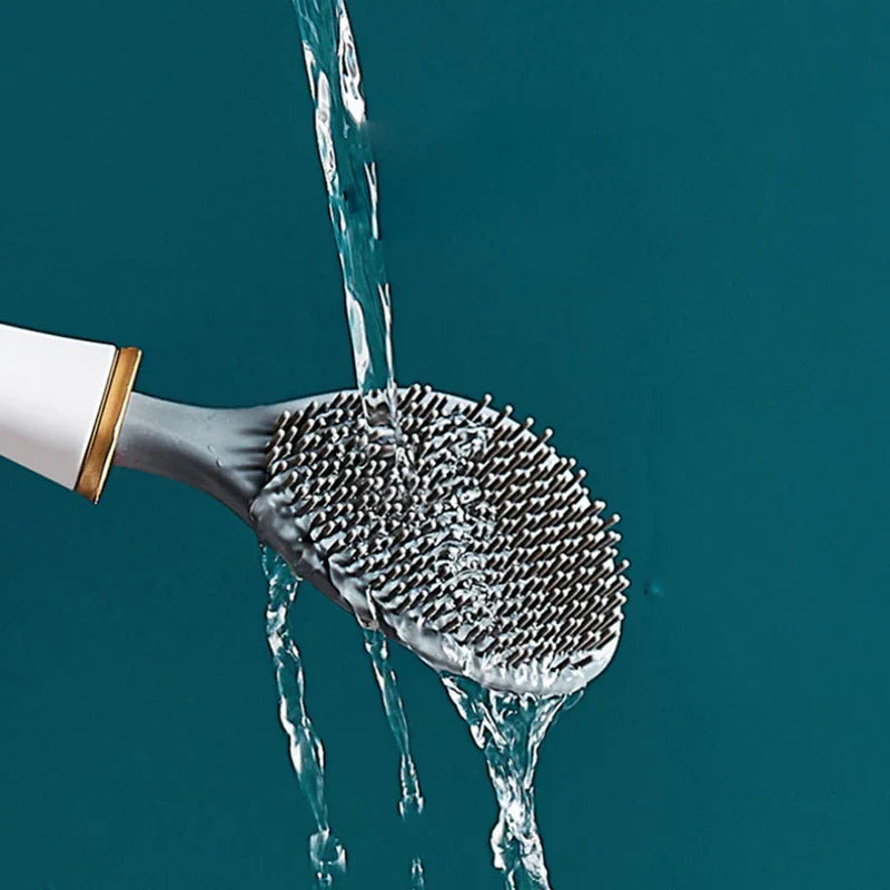 Hygienic Bathroom Bowl Scrubber & Caddy Stand