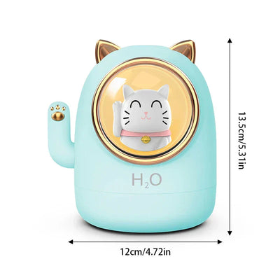 Lucky Cat Design Mini Humidifier Diffuser