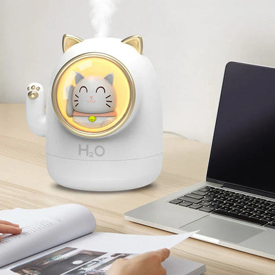 Lucky Cat Design Mini Humidifier Diffuser