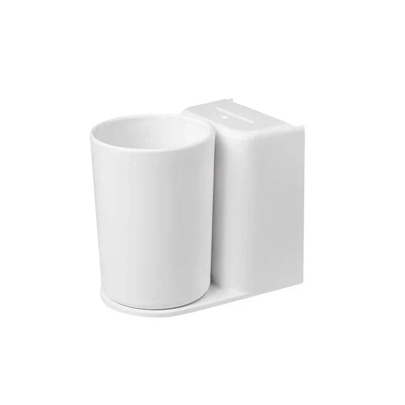 Magnetic Inverted Toothbrush Mouthwash Cup Holder