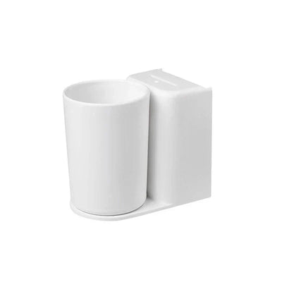 Magnetic Inverted Toothbrush Mouthwash Cup Holder