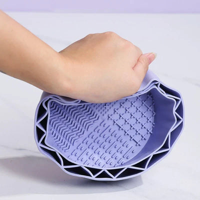 Makeup Brush Cleaning Scrubber Bowl Mat