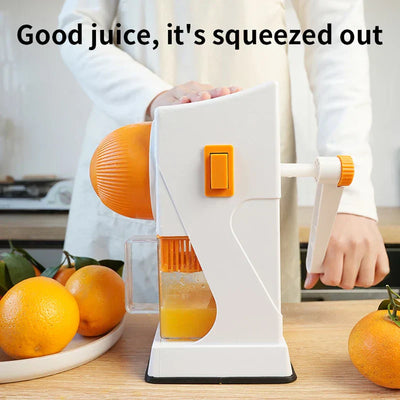 Manual Hand Crank Fruit Juicer