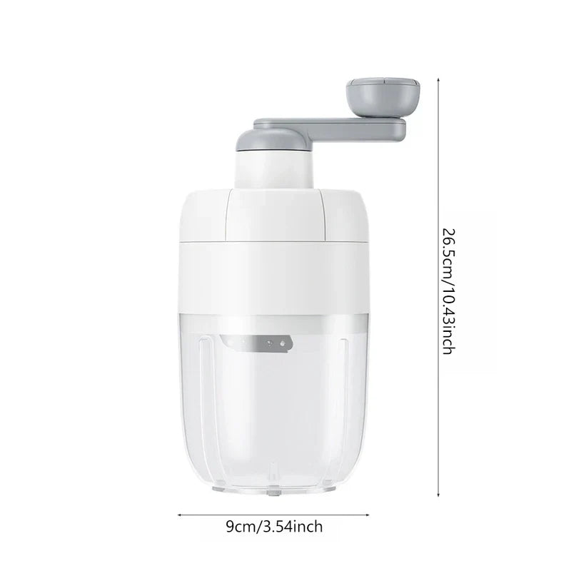 Manual Hand Crank Ice Shaver Machine