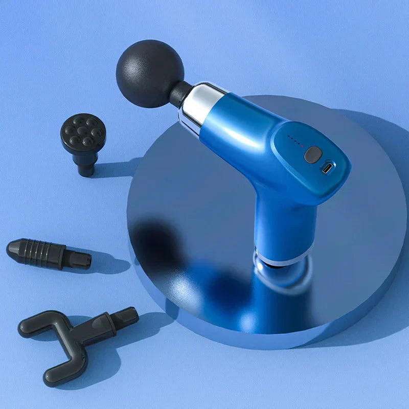 Massager With Interchangeable Magnetic Heads