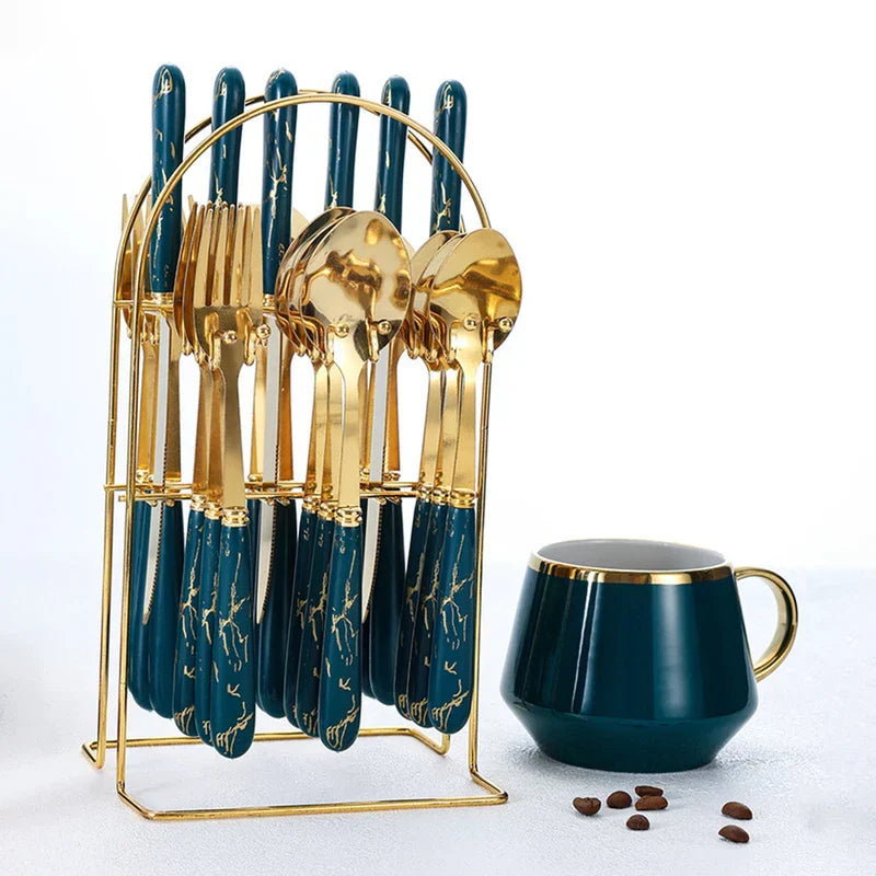 Melamine Dinnerware Set (25 Piece)