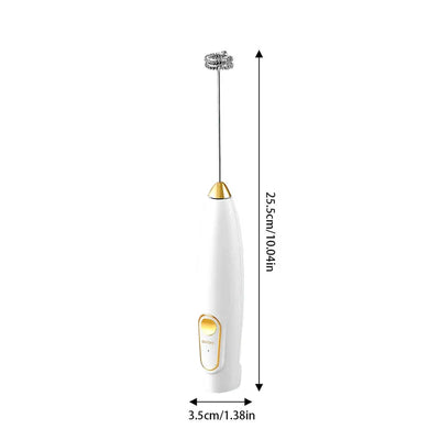 Mini Electric Milk Frother Whisk Foam Maker