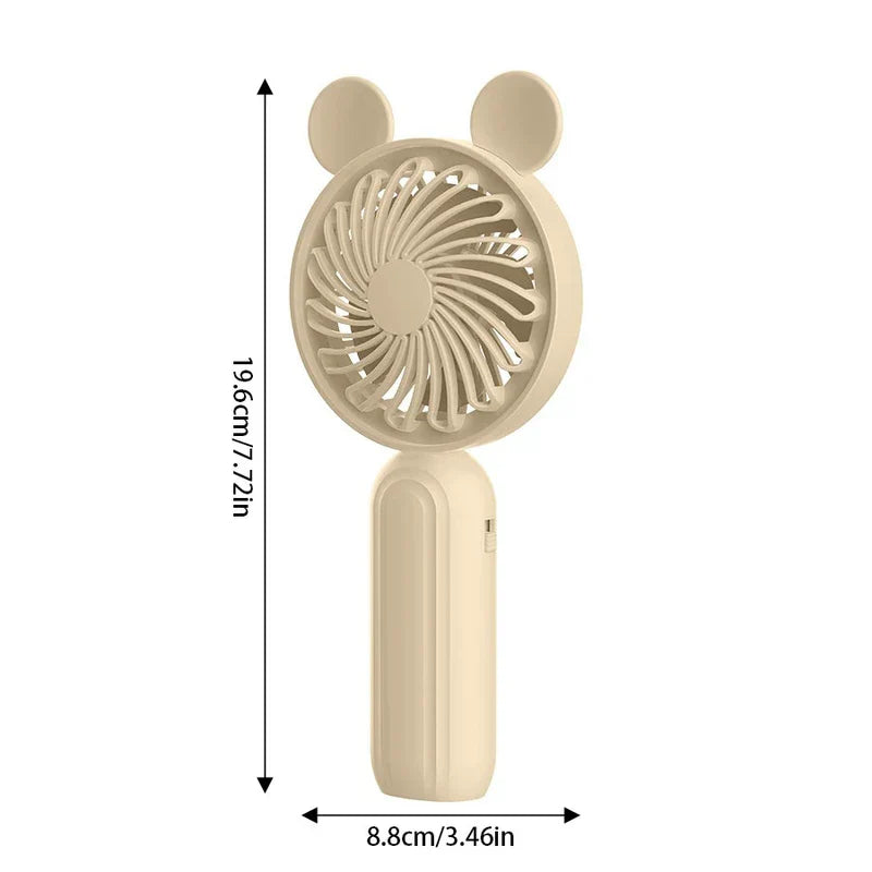 Mini Manual Handheld Squeeze Fan