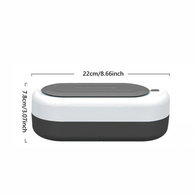 Mini Ultrasonic Cleaner Machine Jewelry Glasses