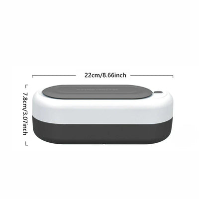 Mini Ultrasonic Cleaner Machine Jewelry Glasses