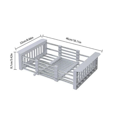 Multifunctional Dish Drying Rack Drainer Organizer