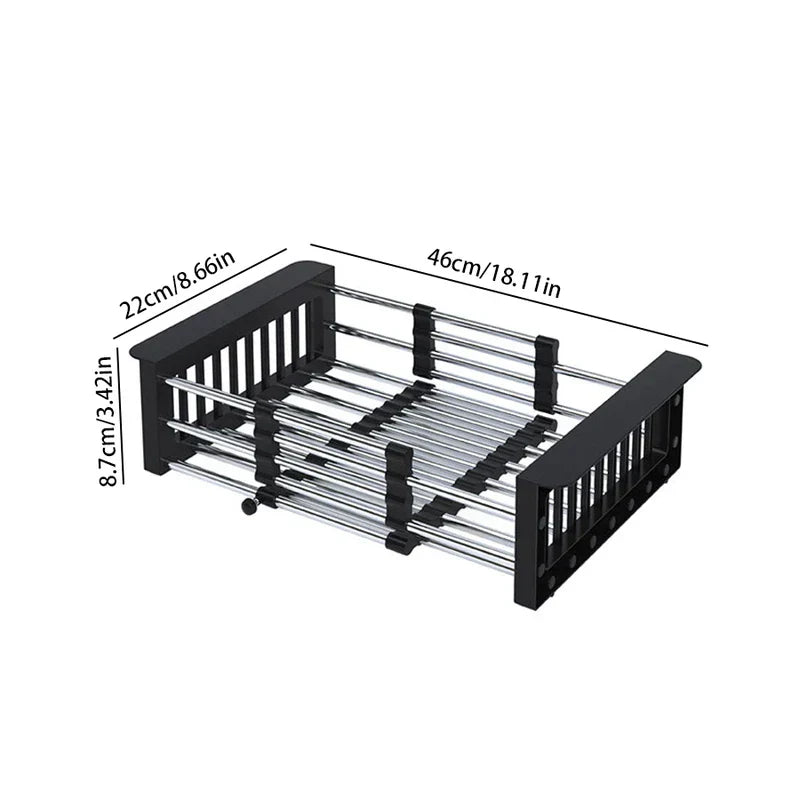 Multifunctional Dish Drying Rack Drainer Organizer