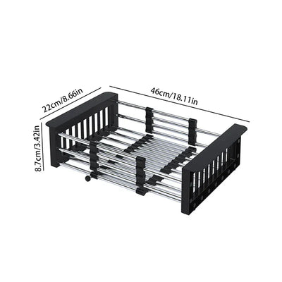 Multifunctional Dish Drying Rack Drainer Organizer