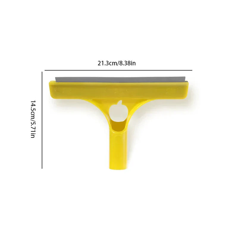 Multifunctional Glass Window Squeegee Brush Cleaner