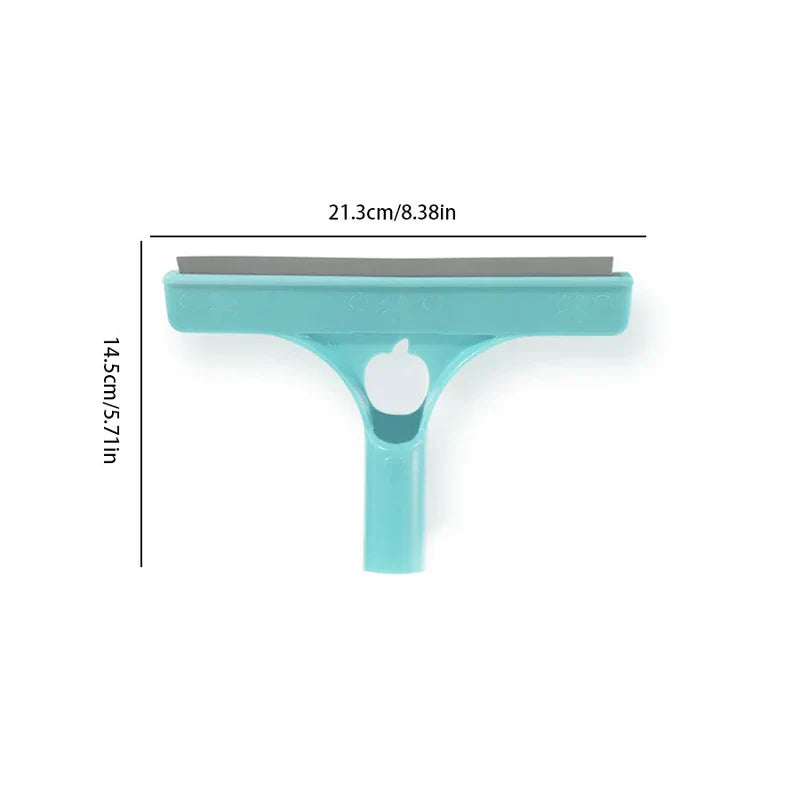 Multifunctional Glass Window Squeegee Brush Cleaner