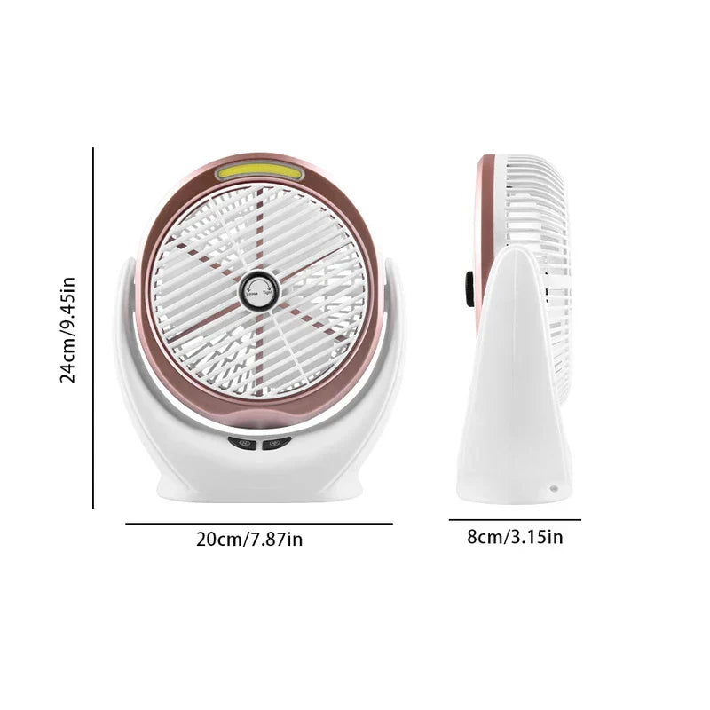 Multifunctional Usb Rechargeable Desk Fan