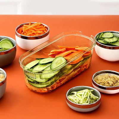 New Crystal Base Vegetable Chopper Slicer Dicer