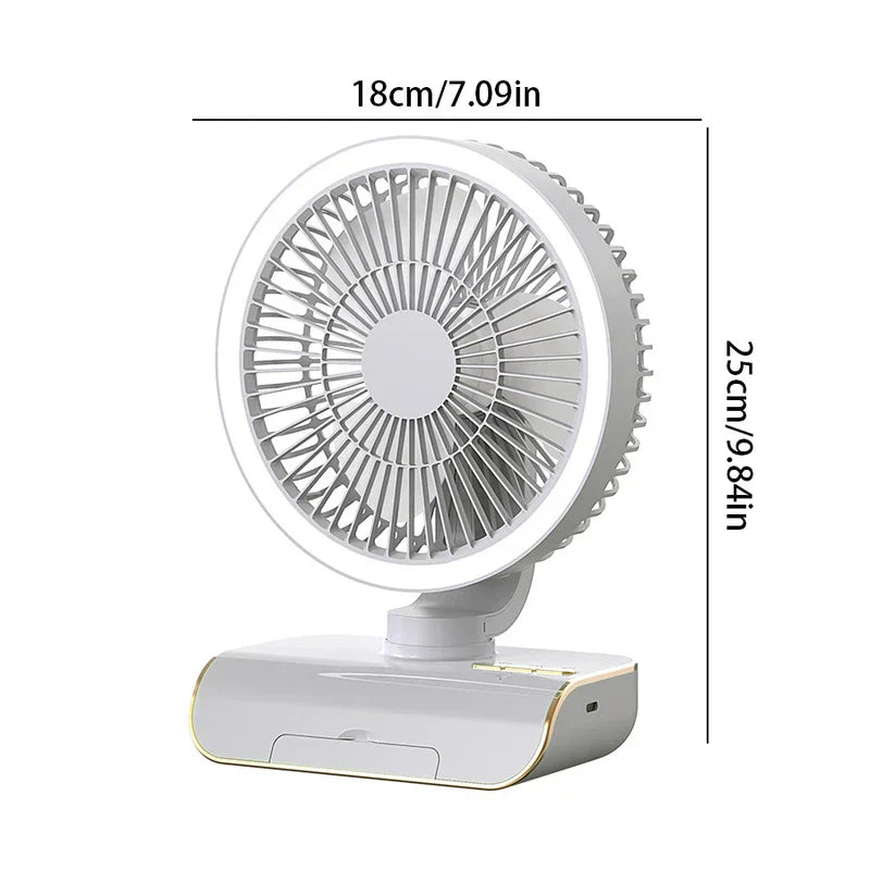 Oscillating Desk Table Fan