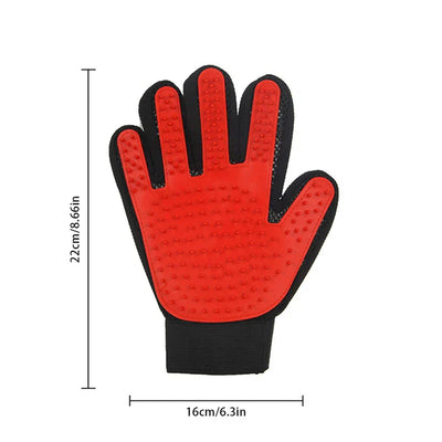 Pet Grooming Glove Brush Mitt Deshedding