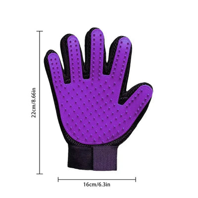 Pet Grooming Glove Brush Mitt Deshedding