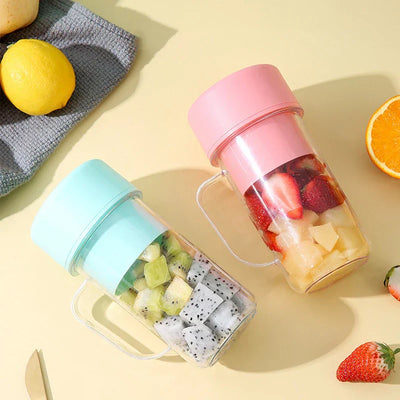 Portable Blender Juicer Cup With Straw