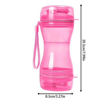 Portable Pet Travel Water Bottle Dispenser