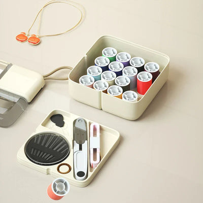 Portable Sewing Kit Box Set