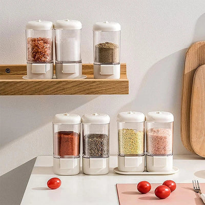 Quantitative Seasoning Jar Dispenser Set