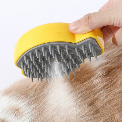 Rechargeable Pet Steamy Massage Brush Comb