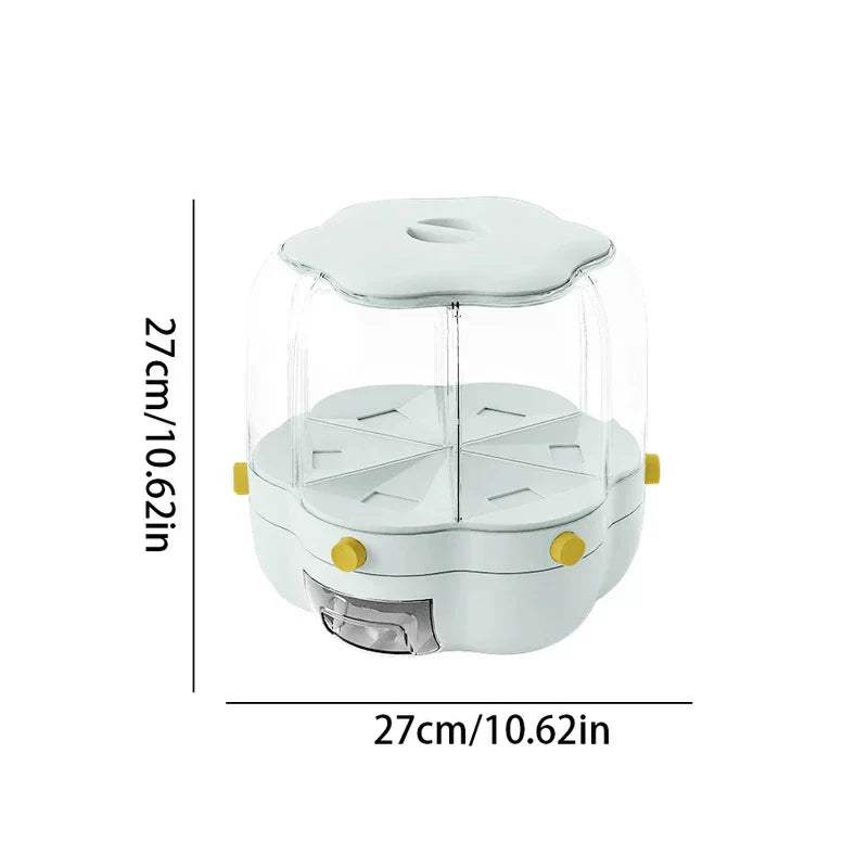Rice Storage Container Dispenser Bin Box