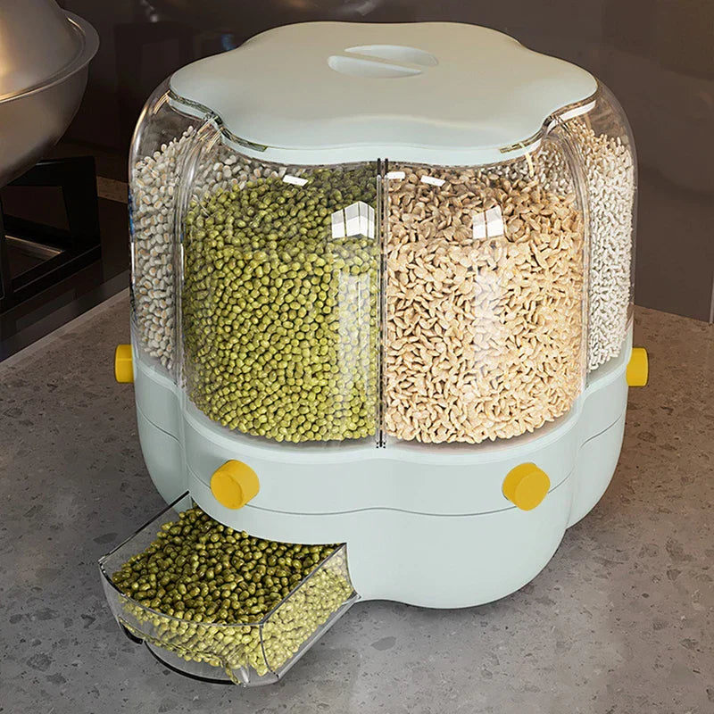 Rice Storage Container Dispenser Bin Box