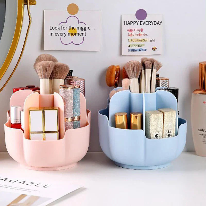 Rotating Makeup Brush Holder Organizer