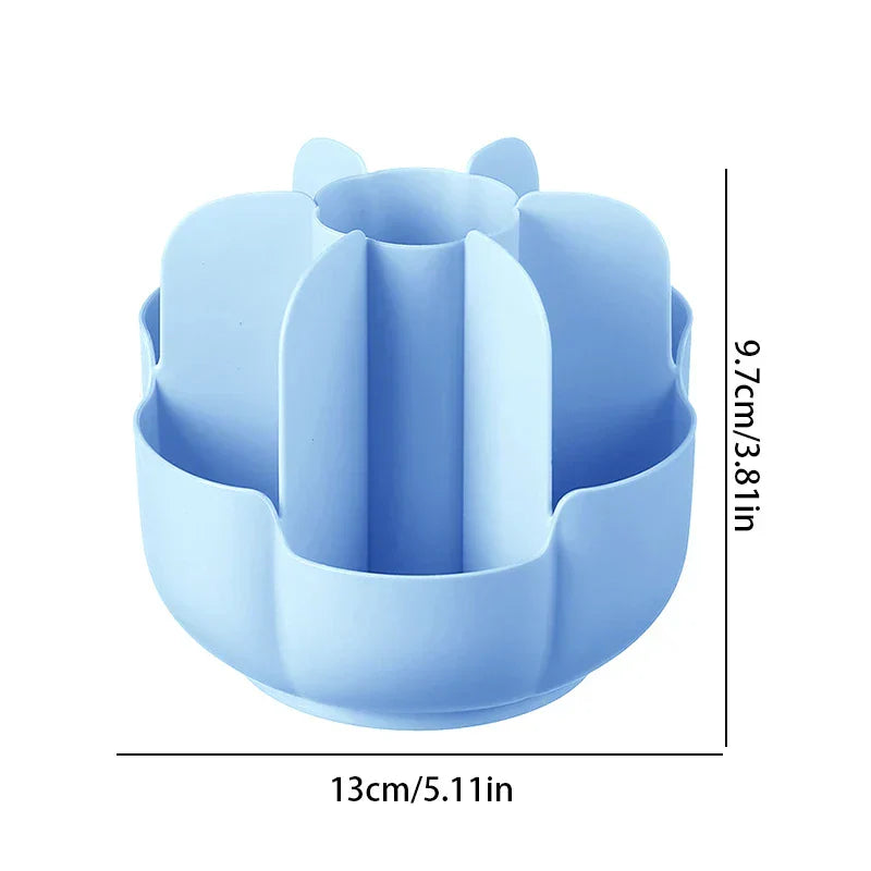 Rotating Makeup Brush Holder Organizer