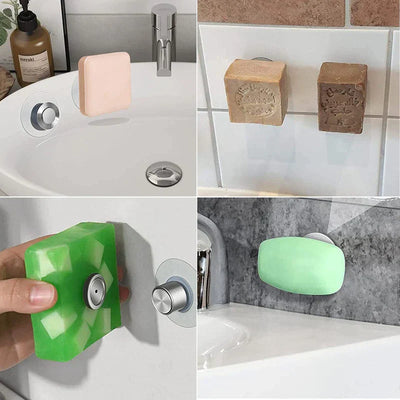 Suction Cup Soap Dish Holder Rack