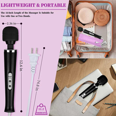 Vibrating Massage Stick Wand Roller Deep Tissue